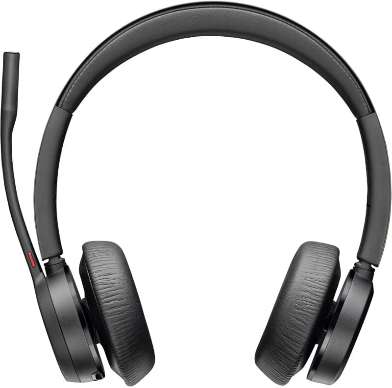 poly Voyager 4320 Headset Met Bluetooth Met microfoon Zwart