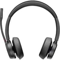 poly Voyager Headset Met bluetooth Met microfoon 4320 Zwart