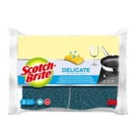 Scotch-Brite Delicate Spons 10,5 x 2,5 x 15 cm Geel 2 Stuks