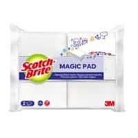 Scotch-Brite Magic Pad Spons 11 x 2,7 x 15,1 cm Wit 2 stuks