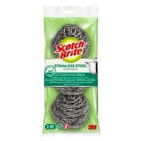 Scotch-Brite Spons RVS (Roestvrij staal) 17,6 x 10,7 x 22,5 cm Zilver 3 stuks