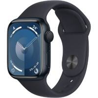 Apple Watch Series 9 41 mm Digitaal 352 x 430 pixels Touchscreen Zwart Wi-Fi GPS (satelliet)