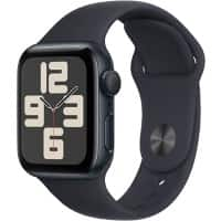 Apple Watch SE OLED 40 mm Digitaal 324 x 394 pixels Touchscreen Zwart Wi-Fi GPS (satelliet)