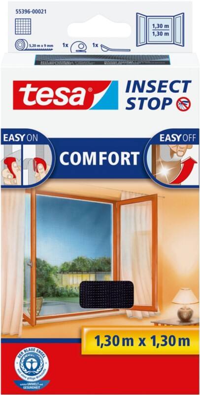 tesa Comfort Vliegenhor 1.300 x 1.300 mm Antraciet