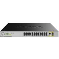 D-Link DGS-1026MP Netwerk Schakelaar Unmanaged Gigabit Ethernet (10/100/1000) Power over Ethernet (PoE) Grijs, zwart