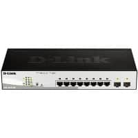 D-Link DGS-1210-08P Schakelaar Managed L2 Gigabit Ethernet (10/100/1000) Power over Ethernet (PoE) Zwart