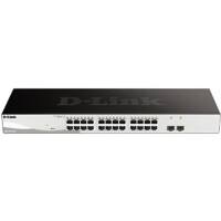 D-Link DGS-1210-26 Netwerk Schakelaar Managed L2 Gigabit Ethernet (10/100/1000) 1U Grijs, zwart