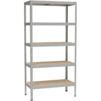 Opbergrek Metaal 900 x 450 x 1.800 mm Grijs
