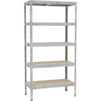 Opbergrek Metaal 900 x 450 x 1.800 mm Grijs