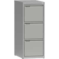 Metaal Archiefkast 3 Lades 405 x 623 x 1,012 mm Grijs