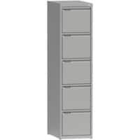 Metaal Archiefkast 5 Lades 405 x 623 x 1,628 mm Grijs