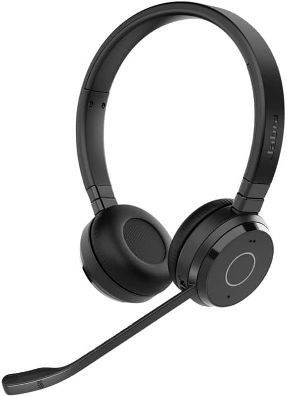 Jabra Evolve 65 TE MS Draadloos Headset USB A Stereo Zwart