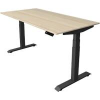 Kerkmann Elektronisch In Hoogte Verstelbaar Zit-sta-bureau Esdoorn T-poot 0 lades 0 ladeblokken 1.600 (B) x 800 (D) x 1.290 (H) mm Hout, Metaal