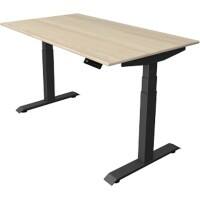 Kerkmann Elektronisch In Hoogte Verstelbaar Zit-sta-bureau Esdoorn T-poot 0 lades 0 ladeblokken 1.400 (B) x 800 (D) x 1.290 (H) mm Hout, Metaal