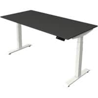 Kerkmann Elektronisch In Hoogte Verstelbaar Zit-sta-bureau Antraciet T-poot 0 lades 0 ladeblokken 1.600 (B) x 800 (D) x 1.290 (H) mm Hout, Metaal