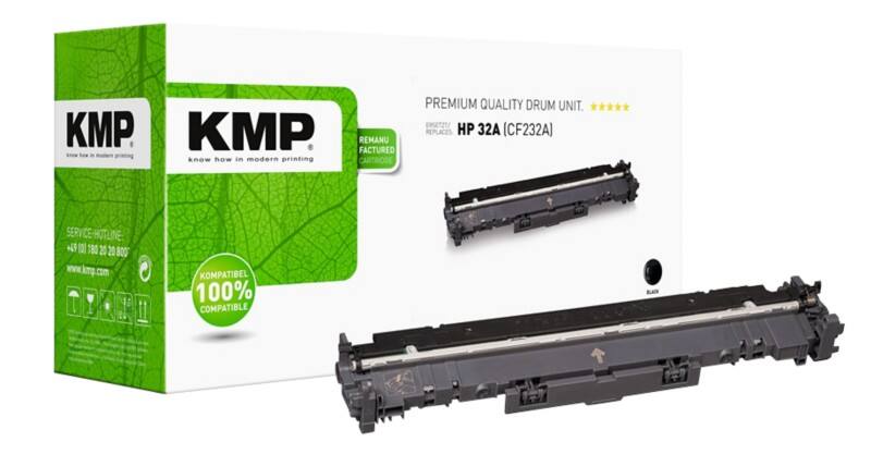 KMP CF232A Compatibel HP Tonercartridge 32A Zwart