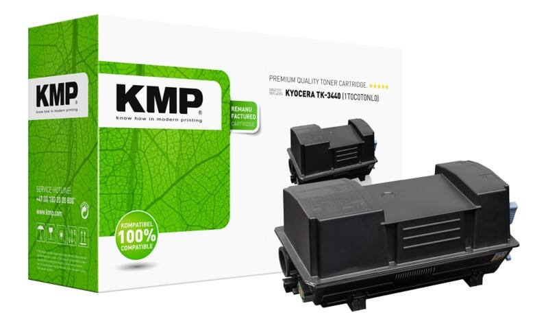 KMP 1T0C0T0NL0 Compatibel Kyocera Tonercartridge Zwart