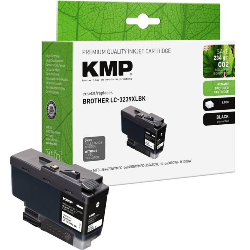 KMP LC3239XLBK Compatibel Brother Inktcartridge Zwart