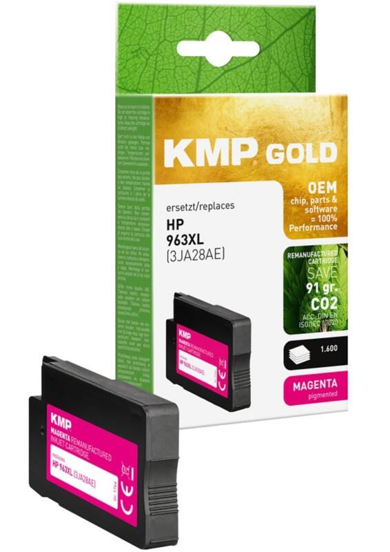 KMP 3JA28AE Compatibel HP Inktcartridge 963XL Magenta
