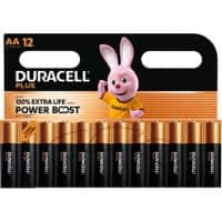 Duracell Batterijen Plus Power Boost AA LR6 Alkaline 12 Stuks