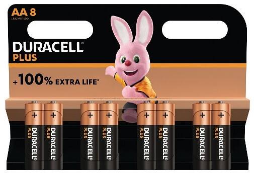 Duracell Batterijen Plus Power Boost AA LR6 Alkaline 8 Stuks