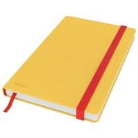 Leitz notitieboek Soft Touch met hardcover 44540019 160 pagina's 80 vellen Geel