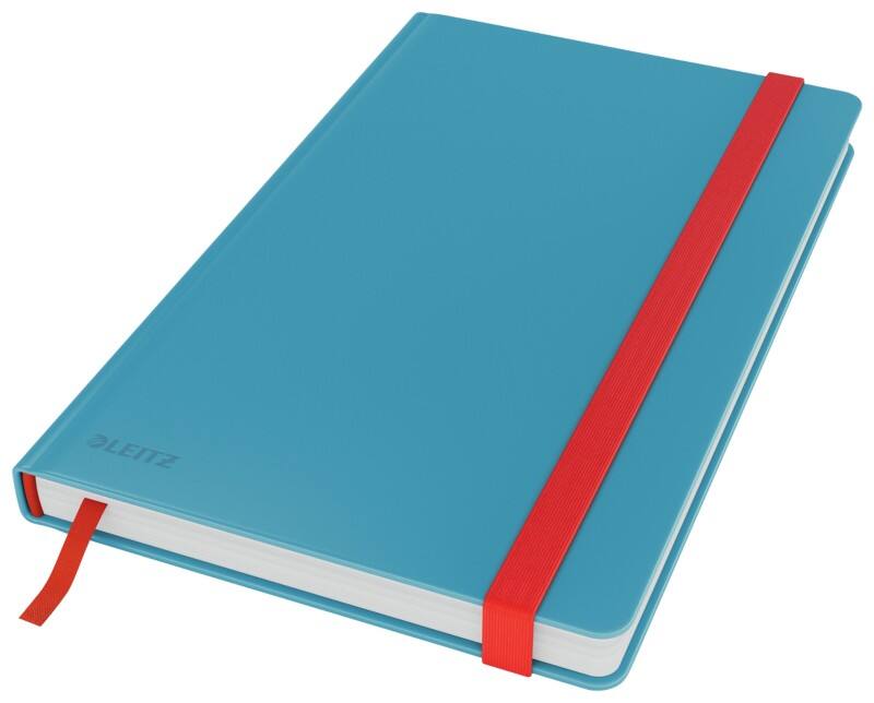 Leitz Cosy Schrijfblok Soft Touch Geruit met Harde kaft 44540061 160 Pagina’s 80 Vellen Blauw