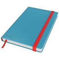 Leitz Cosy Schrijfblok Soft Touch Geruit met Harde kaft 44540061 160 Pagina’s 80 Vellen Blauw