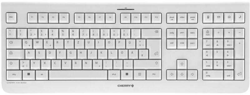 CHERRY Draadloos Toetsenbord KW 3000 JK-3000DE-0 QWERTZ DE Wit