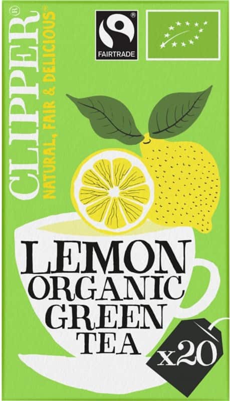 Clipper Thee Lemon Organic Green 20 stuks à 45 g