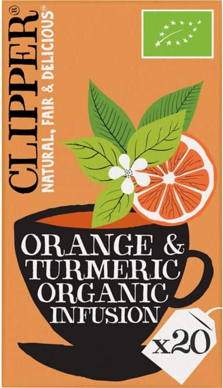 Clipper Thee Orange & Turmeric Organic Infusion 20 stuks à 45 g