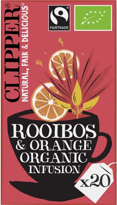 Clipper Rooibos & Orange Organic Infusion Thee 20 Stuks