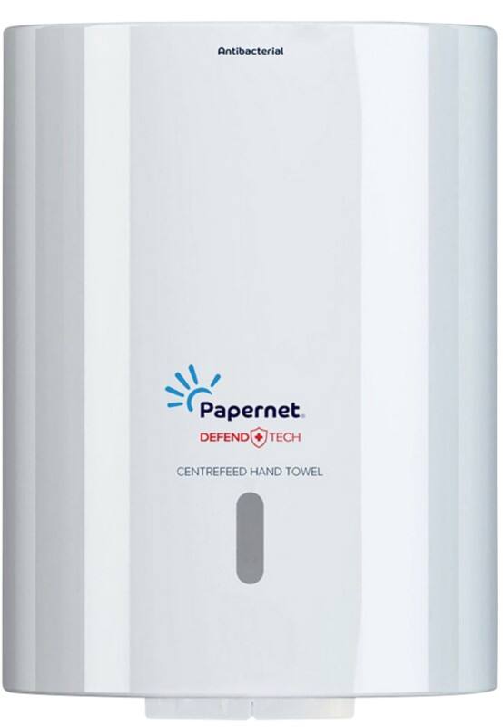 Papernet Defend Tech 416144 Handdoekdispenser Kunststof Afsluitbaar Handmatig Wit