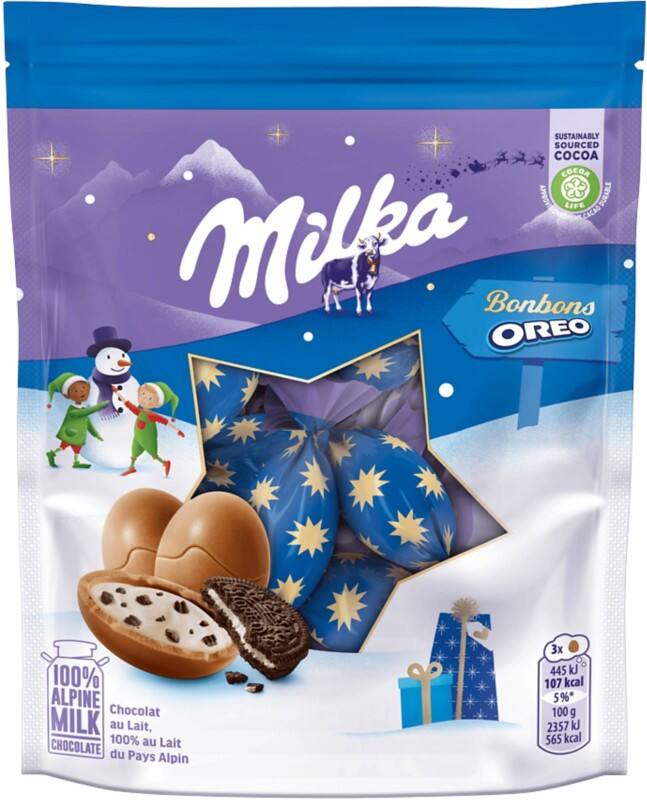 Milka Kerstpralines Oreo Bonbons 86 g