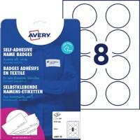 AVERY Zweckform Laser Naambadge-etiketten L4881-20 Zelfklevend Speciaal formaat Wit 6,5 x 6,5 cm 20 Stuks