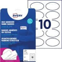 AVERY Zweckform Laser Naambadge-etiketten L4882-20 Zelfklevend Speciaal formaat Wit 8,5 x 5 cm 20 Stuks