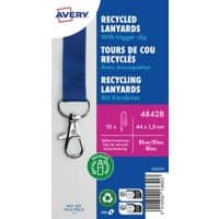 AVERY Zweckform Sleutelkoord 1,5 cm Blauw 10 stuks