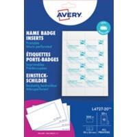 AVERY Zweckform Naamkaartje 9 x 5,4 cm 200 stuks