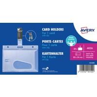 AVERY Zweckform Beveiligingspas Clip 8,5 x 5,4 cm Kunststof 25 stuks