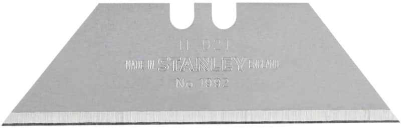 Stanley 1992 Reservemesje 19 mm (H) Staal Zilver 100 stuks