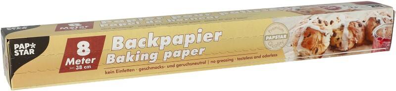 PAPSTAR Bakpapier Papier Bruin 39 x 4,5 x 4,5 cm