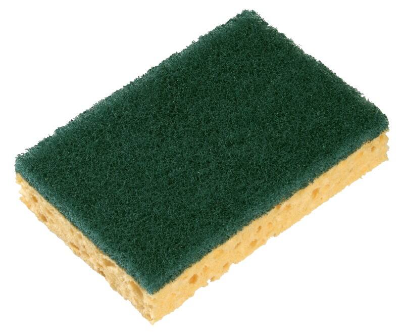 Spontex Sponrex 74 Viscose Schuurspons Geel, groen 10 Stuks