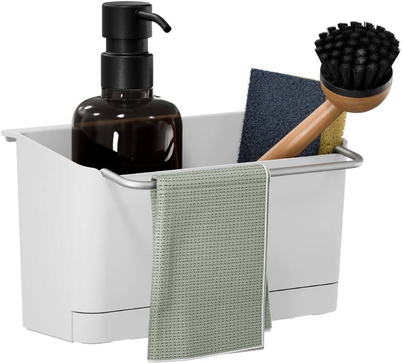 tesa Wasbak-organizer Kunststof Wit 11,25 x 21,05 x 17,25 cm 3 Stuks