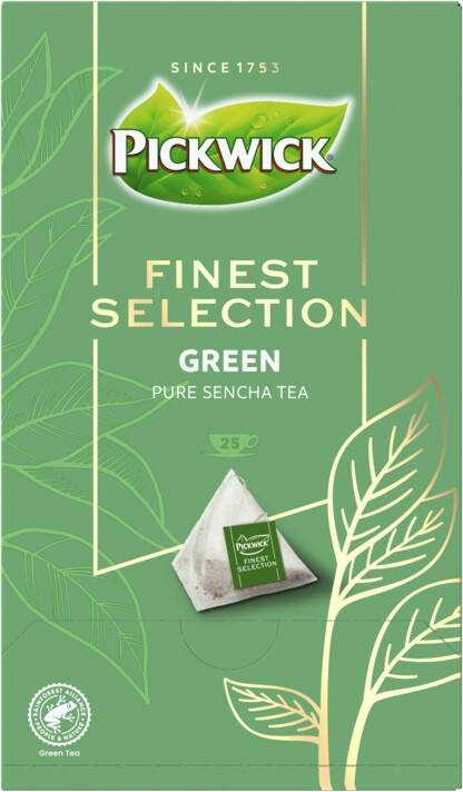 Pickwick Finest Selection Groene Thee Theezakjes 25 stuks