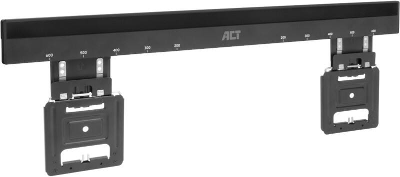 ACT Tv-wandbeugel Niet hoogteverstelbaar 80 “ 150 x 32 x 735 mm Zwart