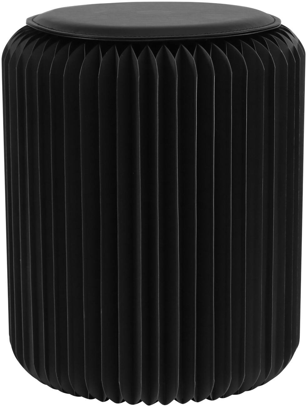 Paperflow Flexistool Kruk Honeycomb Karton Niet hoogteverstelbaar Zwart 420 x 300 x 300 mm