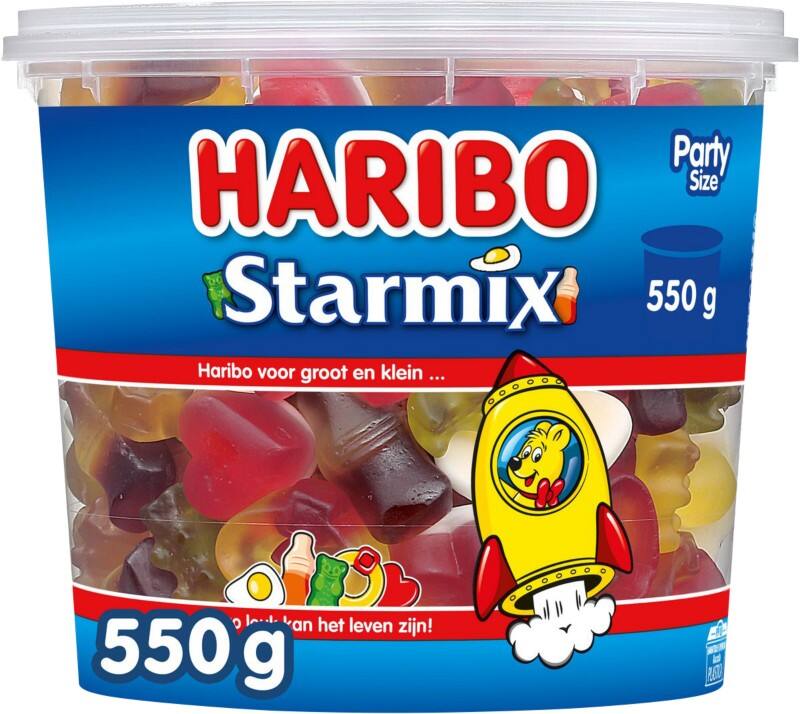 Haribo Starmix Assortiment Fruitgums 550 g