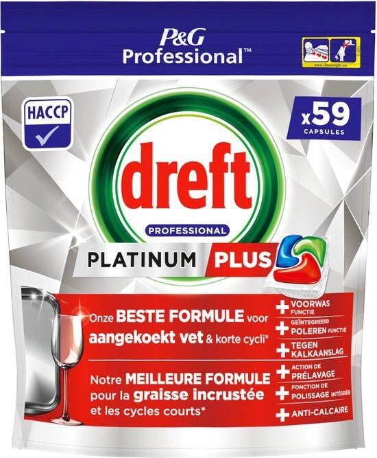 Dreft Vaatwastabletten Platinum Plus