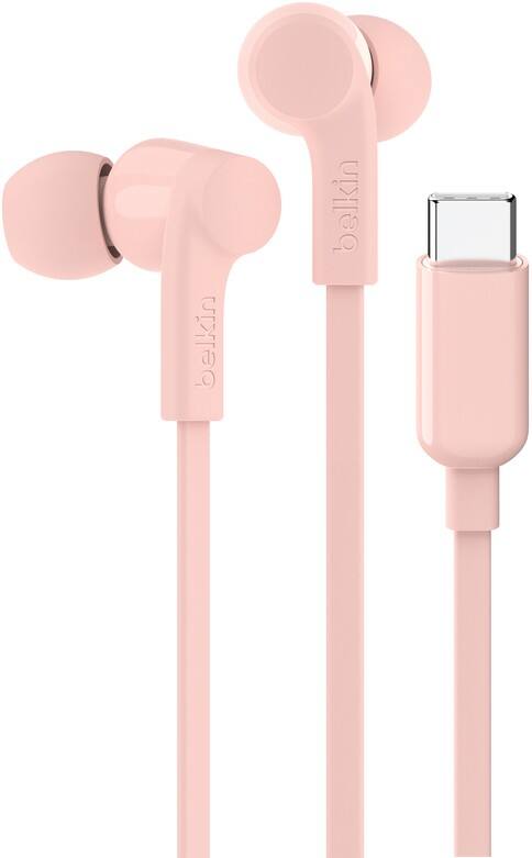 Belkin SoundForm Bedraad Headset USB-C Roze