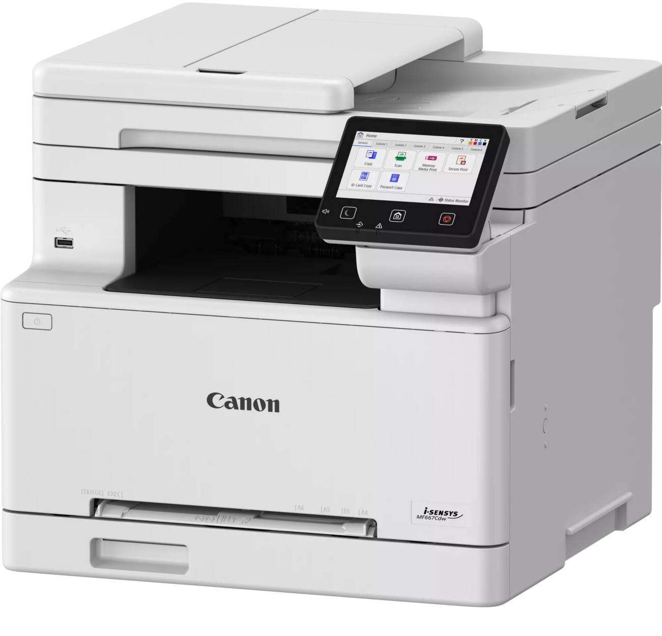 Canon i-SENSYS MF6600 serie MF667Cdw Multifunctionele printer Kleur Laser A4 Wit, zwart